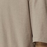 Jack & Jones Bisiklet Yaka Baskılı Kahve Erkek T-Shirt 12185628_JORBRINK TEE SS CREW NECK
