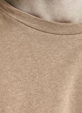Jack & Jones 12205878_Jorflows Tee Ss Crew Neck Bisiklet Yaka Relaxed Baskılı Kahve Erkek T-Shirt