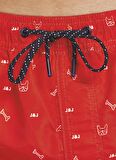 Jack & Jones Kırmızı Erkek Şort Mayo 12206071_JPSTCRETE JJSWIM AKM