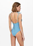 Only Mavi Kadın Mayo ONLKITTY BOW SWIMSUIT
