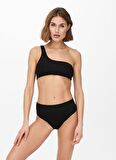 Only Siyah Kadın Bikini Üst ONLTASSY ONE- SHOULDER BIKINI TOP 1