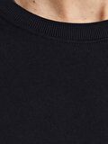 Jack&Jones Bisiklet Yaka Siyah Erkek Sweatshirt 12208182