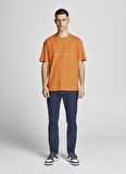 Jack & Jones Bisiklet Yaka Baskılı Açık Sarı Erkek T-Shirt 12176780_JORCOPENHAGEN TEE