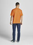 Jack & Jones Bisiklet Yaka Baskılı Açık Sarı Erkek T-Shirt 12176780_JORCOPENHAGEN TEE