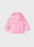 Name İt Pembe Kız Bebek Fermuarlı Uzun Kollu Uzun Düz Mont NBFMAGGY JACKET  PB