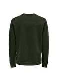 Only & Sons Bisiklet Yaka Regular Fit Koyu Gri Erkek Şardonlu Sweatshirt 22018683_ONSCERES CREW NECK NOOS