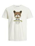 Jack Jones Jorsummerdog Tee SS Crew Neck FST Erkek T-Shirt