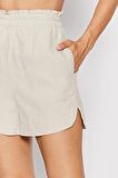Only Kadın Bej Regular Fit Günlük Rahat Şort -15255123