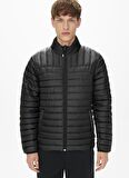 Only & Sons Siyah Erkek Mont 22022612_ONSPIET QUILTED HIGHNECK