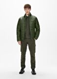 Only & Sons Koyu Gri Erkek Mont 22022612_ONSPIET QUILTED HIGHNECK