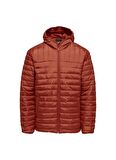 Only & Sons Bordo Erkek Kapüşonlu   Mont 22022613_ONSPIET QUILTED HOOD JACKE