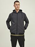 Jack & Jones Antrasit Erkek Kapüşonlu   Mont 12215818_JCOCLASSIC WAFFLE JACKET N