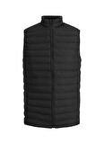 Jack & Jones Standart Siyah Erkek Ceket 12217854_JJERECYCLE BODYWARMER NOOS
