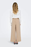 Only Kadın Onlmarsa Rahat Kalıp Belden Bağlamalı Pantolon 15269628 Bej