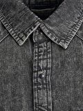 Jack&Jones Siyah-Gri Erkek Kot Gömlek 12213202
