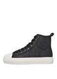 Only Siyah Kadın Sneaker ONLLIV-10 PU HIGH SNEAKER