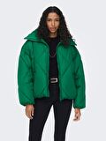 Only Rahat Açık Yeşil Kadın Kısa Şişme Mont 15242558