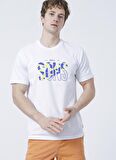 Only & Sons Rahat Kalıp Beyaz Erkek T-Shirt - 22023983_Onso&S Reg Ss Logo Tee