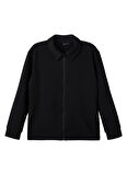 Lmtd Düz Siyah Erkek Çocuk Atlet NLMNOEL LS CARDIGAN