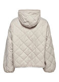 Only Açık Kahve Kadın Mont ONLSANDY QUILT JACKET CC OTW