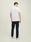 Jack & Jones Bisiklet Yaka Düz Beyaz Erkek T-Shirt JPRBLUARCHIE SS TEE CREW NECK NOOS
