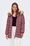 Only Kadın Onlcamılla Kapüşonlu Mont 65515204606 Gül Kurusu