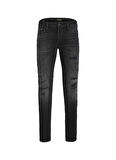 Jack & Jones Normal Bel Slim Fit Siyah Erkek Denim Pantolon 12219593_JJIGLENN JJBLAIR GE 802 NO