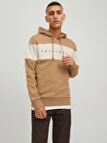 Jack & Jones Erkek Kapüşonlu Sweatshirt JORCOPENHAGEN PANEL SWEAT HOOD 12216156 