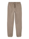 Lmtd Kahve Kız Çocuk Düz Eşofman Altı NLFKIM R SWEAT PANT W. PINTUCK