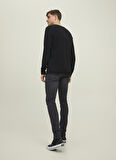 Jack & Jones Normal Bel Dar Siyah Erkek Denim Pantolon JJILIAM JJEVAN JOS 359 80SPS NOOS