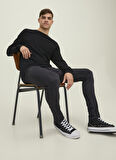 Jack & Jones Normal Bel Dar Siyah Erkek Denim Pantolon JJILIAM JJEVAN JOS 359 80SPS NOOS