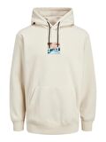 Jack & Jones Kapüşonlu Regular Fit Bej Erkek Şardonlu Sweatshirt 12216305_JCOHIKING SWEAT HOOD