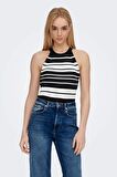 ONLY ONLEDNA HALTERNECK TOP KNT NOOS 15277548 SİYAH