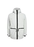 Jack & Jones Gri Erkek Kapüşonlu   Mont 12215407_JCOMOTION PARKA