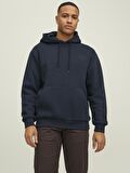 Jack & Jones Kapüşonlu Regular Fit Koyu Antrasit Erkek Şardonlu Sweatshirt 12217436_JPRBLURALLEY SWEAT HOOD
