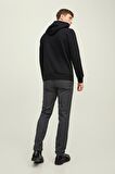Jack & Jones Erkek Kapüşonlu Sweatshirt Jprbluarchıe 63412216335 Siyah