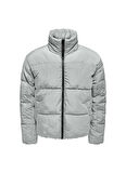 Only & Sons Açık Gri Erkek Mont 22022866_ONSEVERETT PUFFER JACKET O