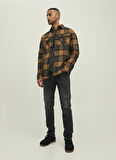 Jack & Jones Düşük Bel Slim Fit Siyah Erkek Denim Pantolon 12218321_RDDGLENN ROYAL RI 300 NOOS