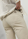 Jack & Jones Normal Bel Slim Fit Bej Erkek Chino Pantolon 12150148_JPSTMARCO JJBOWIE NOOS