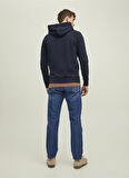 Jack & Jones Kapüşon Yaka Lacivert Erkek Sweatshırt 12216335_JPRBLUARCHIE SWEAT HOOD NO