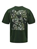Only & Sons Pamuklu Sırt Baskılı Rahat Kalıp T-shirt ONSHANS CAMO - 22024804