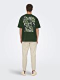 Only & Sons Pamuklu Sırt Baskılı Rahat Kalıp T-shirt ONSHANS CAMO - 22024804