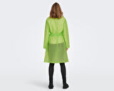 Only Onlacacie Rain Coat Otw Lime Punch Kadın Günlük Yağmurluk 15281181-LIME-PUNCH Yeşil