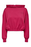 Only Kadın Onlcooper Kapüşonlu Sweatshirt 65515239888 Fuşya