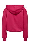 Only Kadın Onlcooper Kapüşonlu Sweatshirt 65515239888 Fuşya