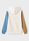 Lmtd Düz Erkek Çocuk Kemik Sweatshırt NLMRAPAS LS BRU SWEAT W. HOOD