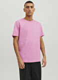 Jack & Jones Bisiklet Yaka Düz Bej Erkek T-Shirt 12156101_JJEORGANIC BASIC TEE SS O-