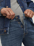 Jack & Jones Düşük Bel Slim Fit Lacivert Erkek Denim Pantolon 12223628_JJIGLENN JJIFOX JOS 547 50