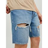 Jack&Jones Rahat Kesim Mavi Erkek Kot Şort 12223604