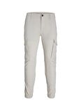 Jack & Jones Dar Paça Krem Erkek Kargo Pantolon JPSTPAUL JJFLAKE CARGO NOOS